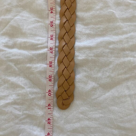 J.Crew Factory Braided leather belt size XS/S - Picture 6 of 10